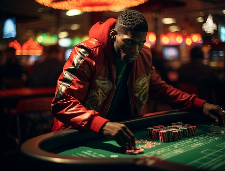 Antarmuka Boom City dengan meja live dealer baccarat di layar mobile